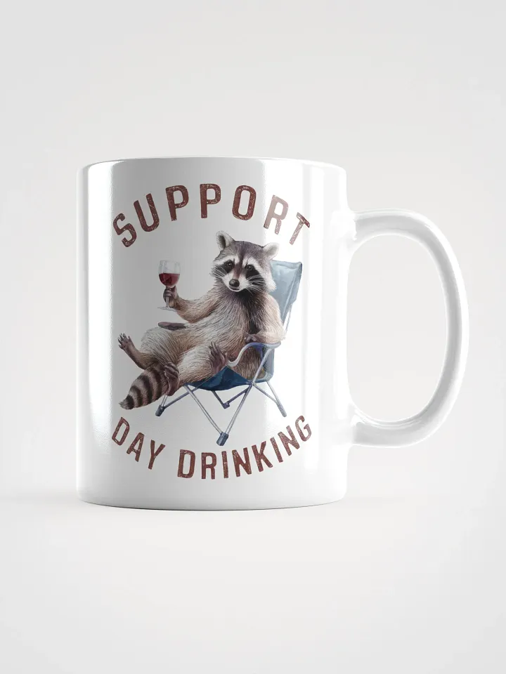 Laid-Back Raccoon Day Drinking Mug product image (1)