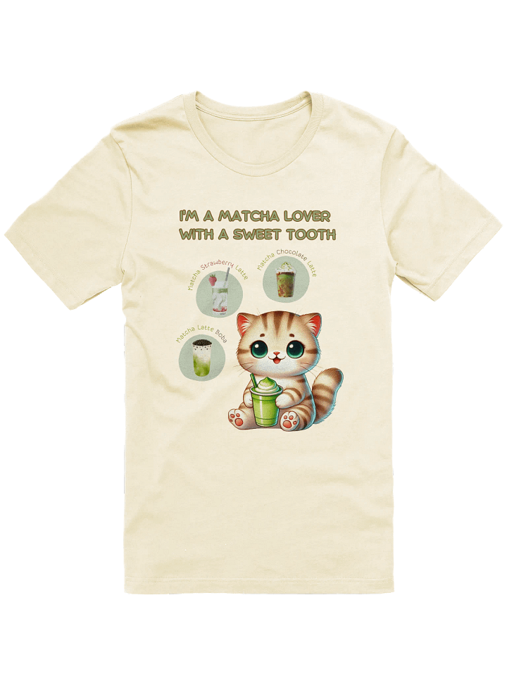 Matcha Lover Meow T-Shirt product image (1)