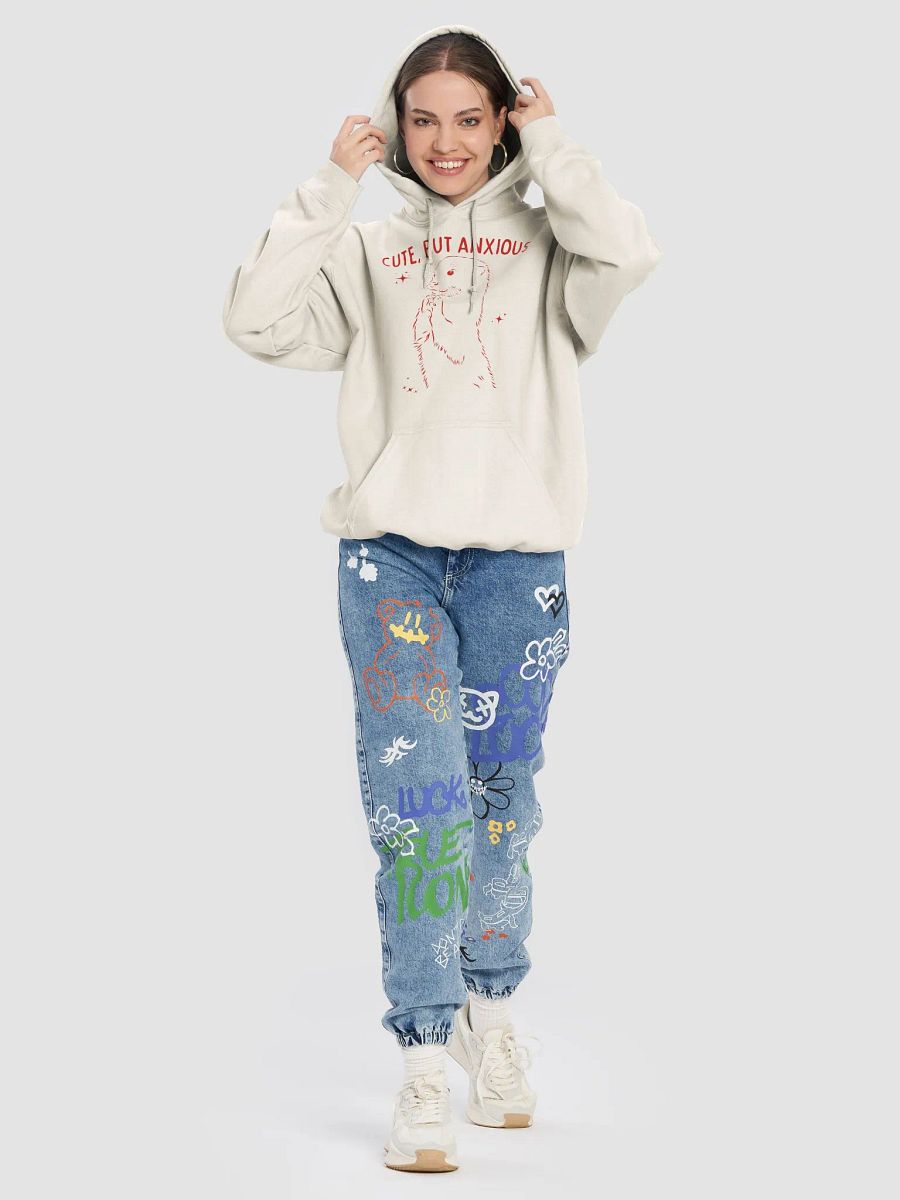 Cute but anxious Hoodie product image (8)