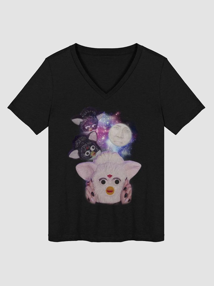 3 Furby's and a NicolasMoon ▪ Woman's V-Neck product image (17)