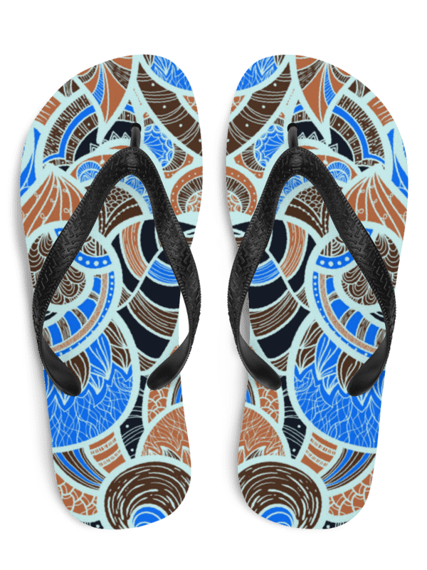 Floral Swirl Flip Flops product image (1)