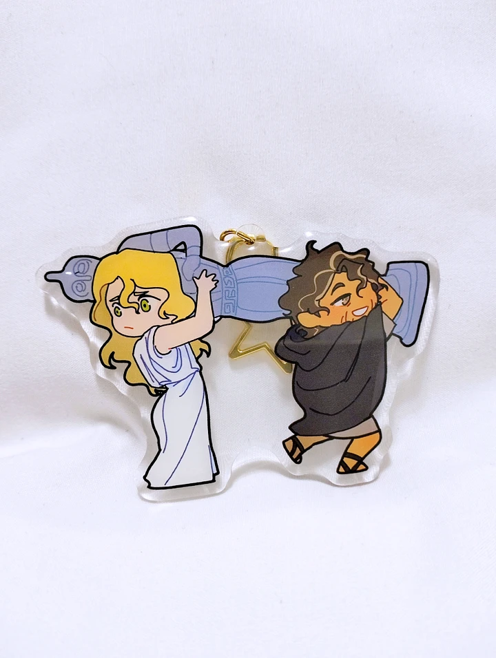 Palladium Double-Sided Acrylic Charm product image (1)