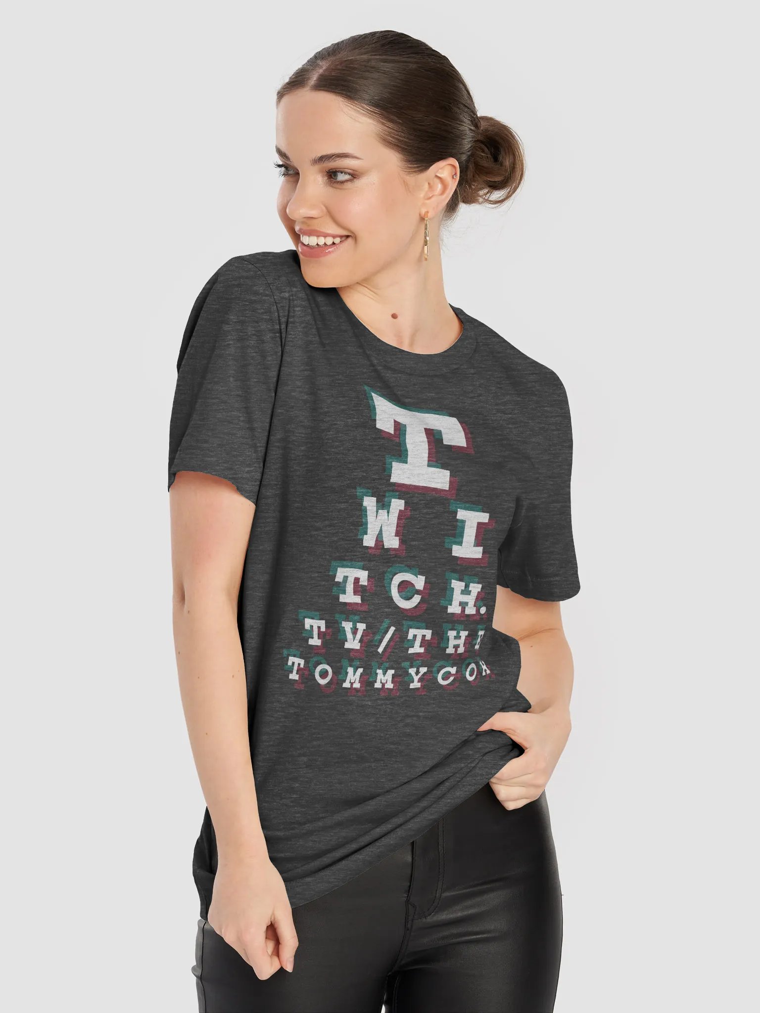 Eye Chart T-Shirt (Dark Mode) product image (7)