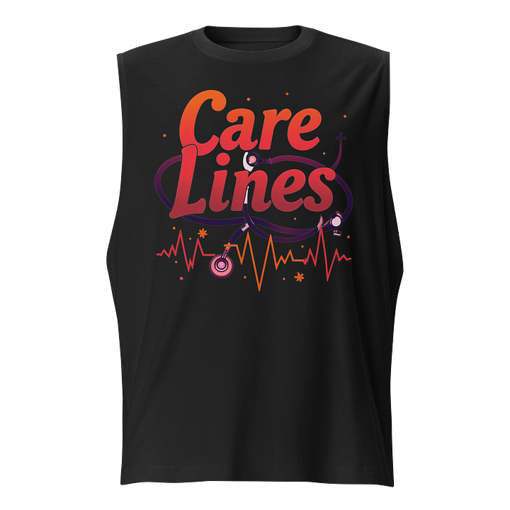 Care Lines Stethoscope Muscle Tank product image (1)