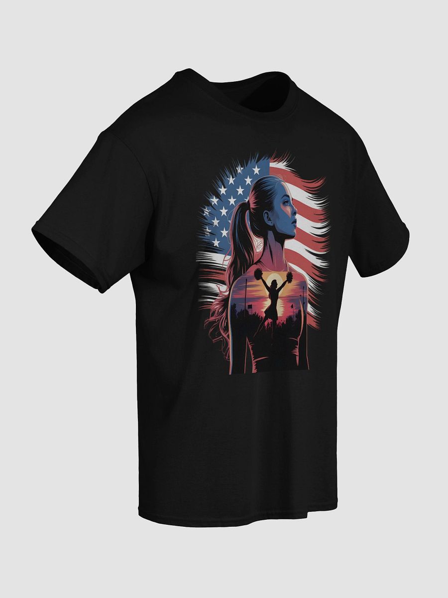 Patriotic Silhouette Cheer T-Shirt product image (4)