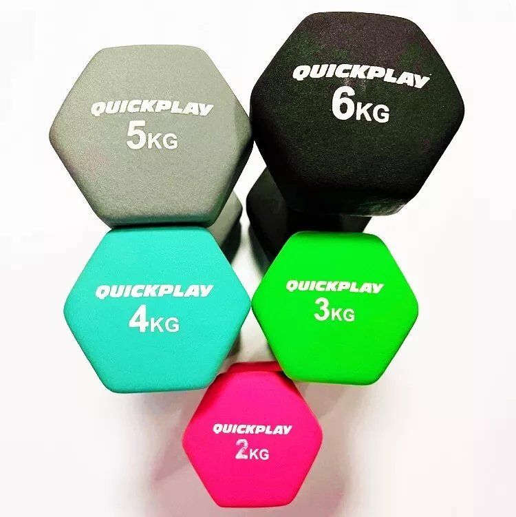 New ProductNeoprene Dumbbells Weights Pair Home Gym Fitness Aerobic Exercise Iron Hand Set product image (1)