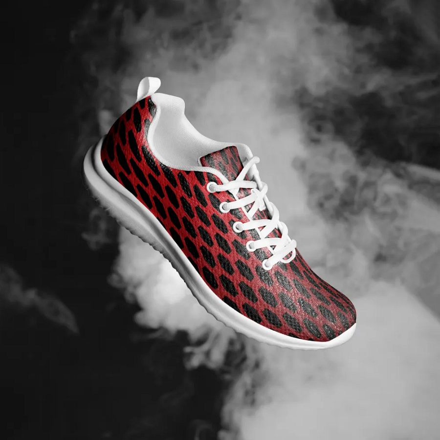 Honeycomb Red & Black Men's Athletic Shoes product image (10)