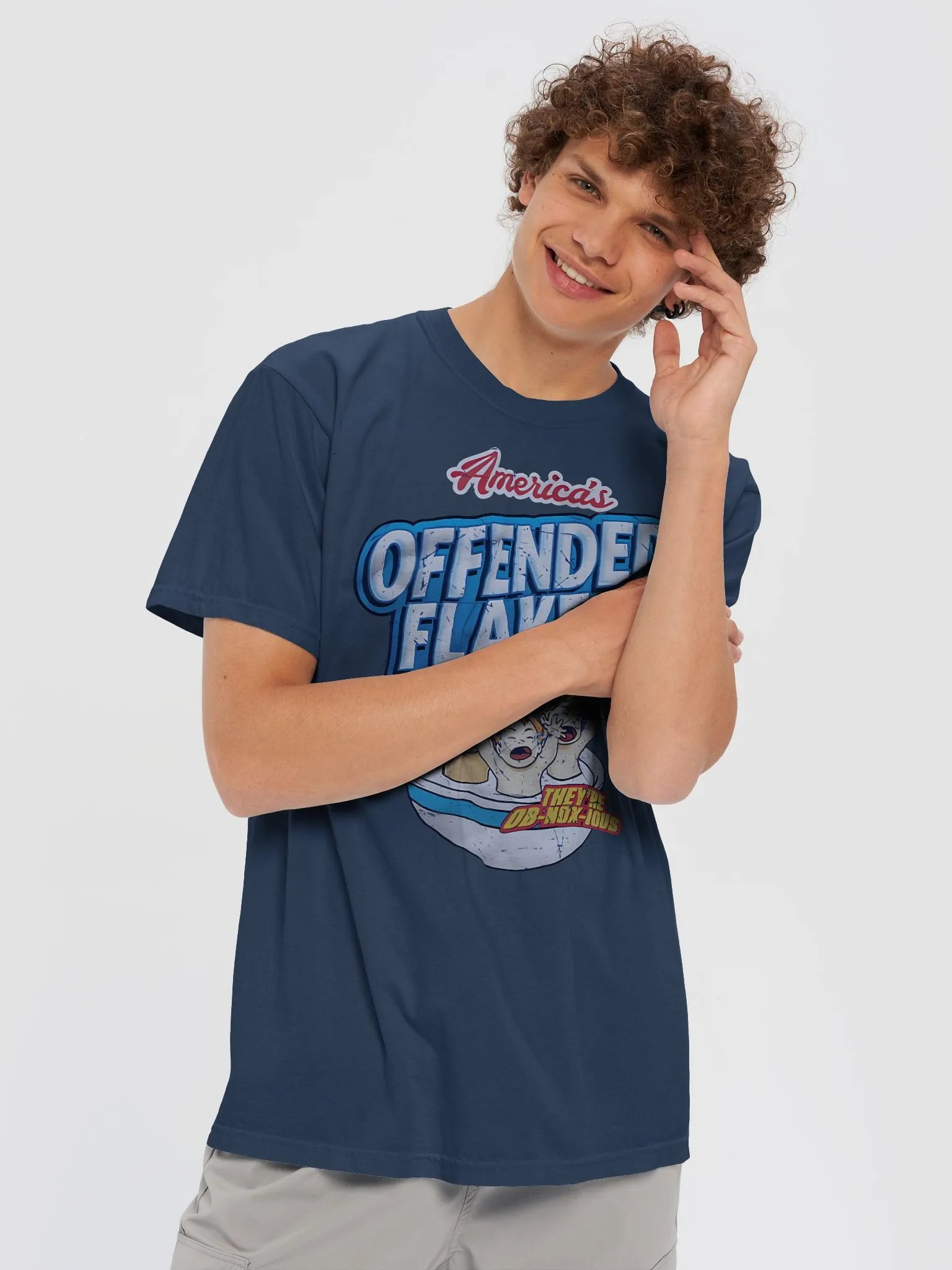 Derek Holland America’s Offended Flakes They’re Ob Nox Ious Shirt product image (7)