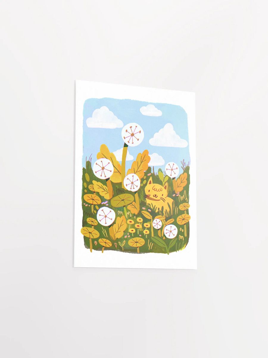 Dandelion Kitty Print product image (4)