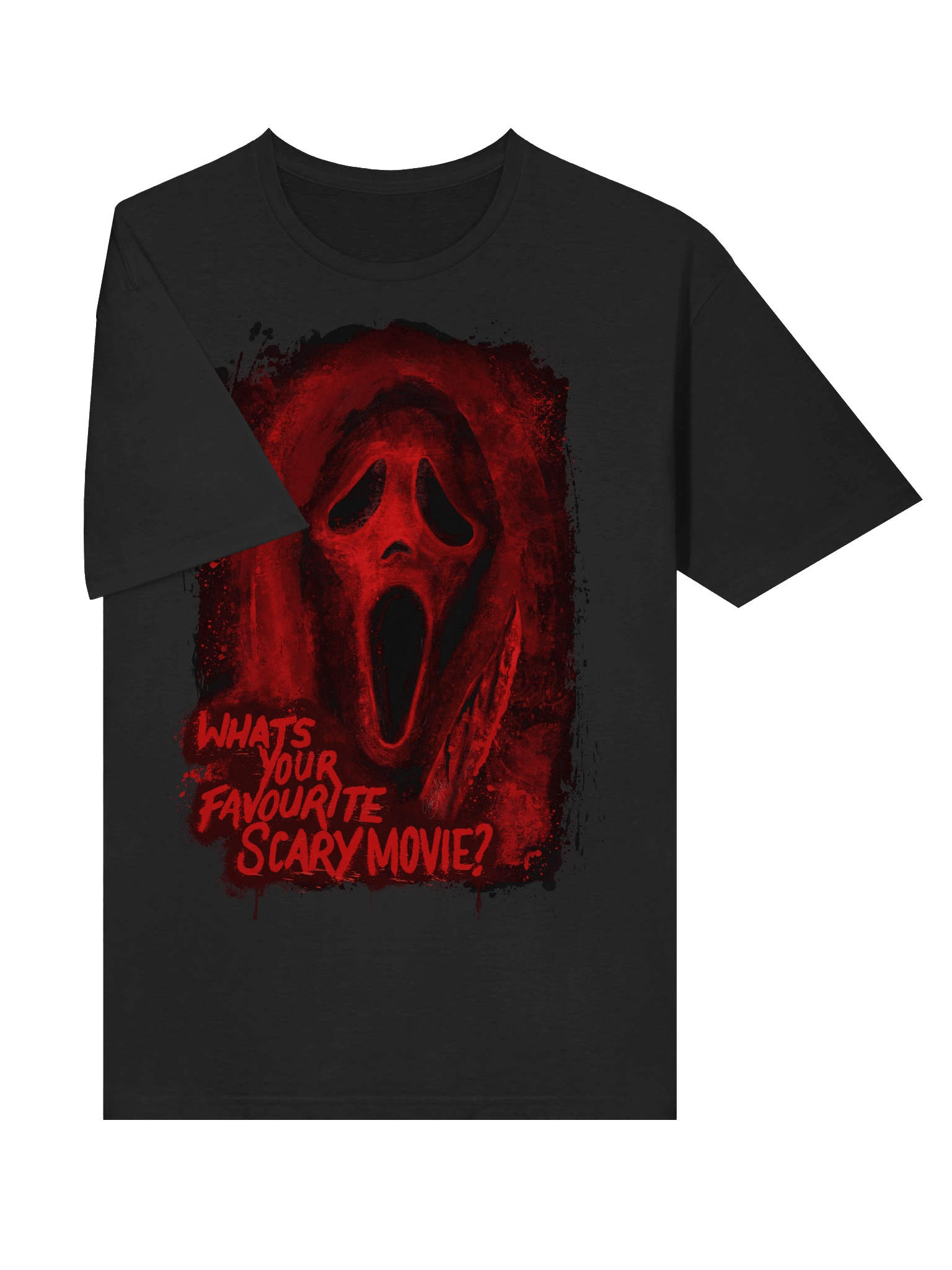 Red Ghost Face Tee product image (44)