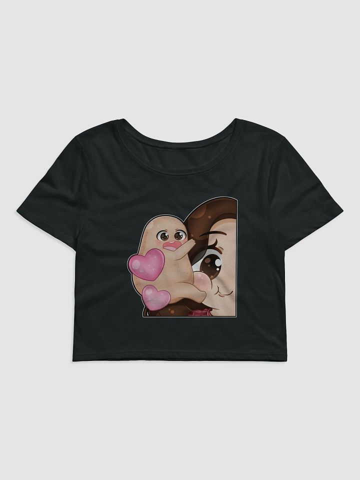 hugs face! Bella+Canvas Women's Crop Tee product image (2)