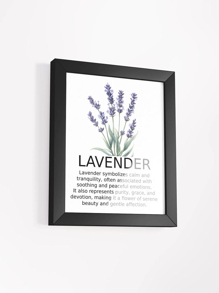Tranquil Lavender Serenity Framed Poster product image (2)