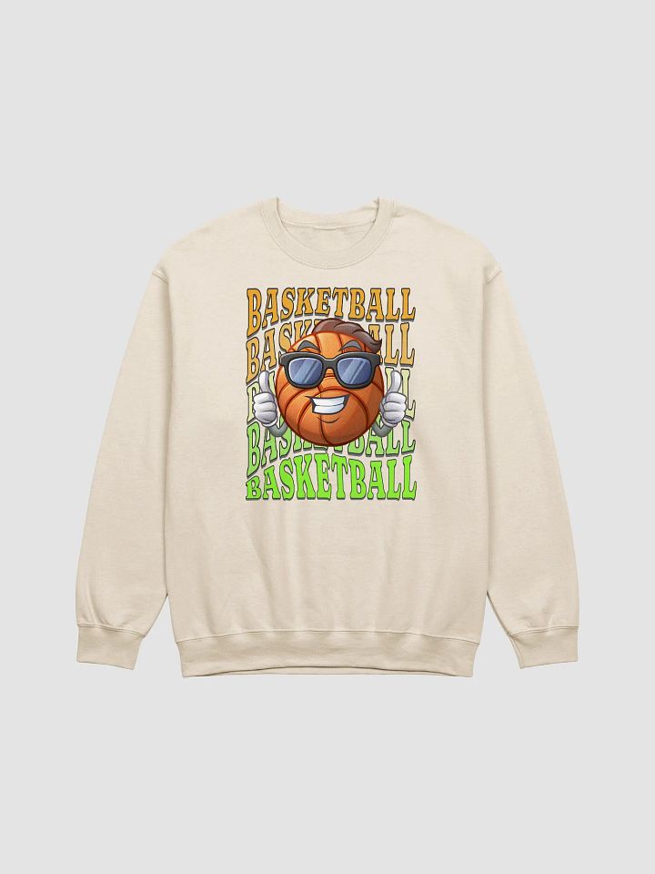 Thumbs Up Basketball Smiling Hoops Unisex Crewneck product image (15)