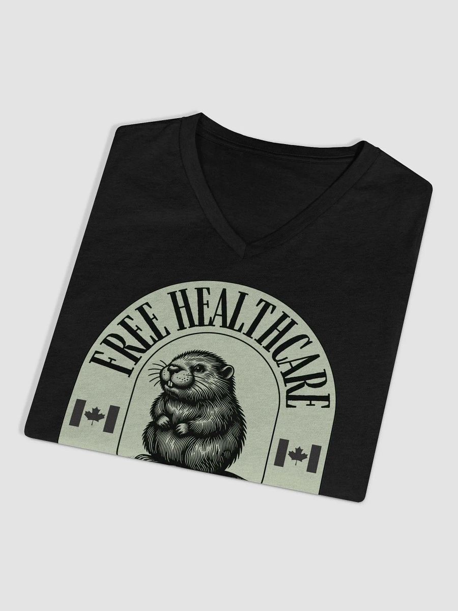 Canadian Pride Beaver V-Neck Tee product image (15)