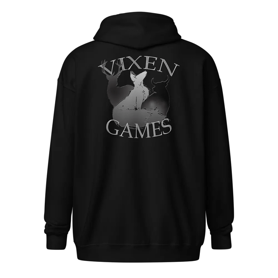 Vixen Games Vixen with Stag and Bull Trifecta front and back print zippy hoodie product image (36)