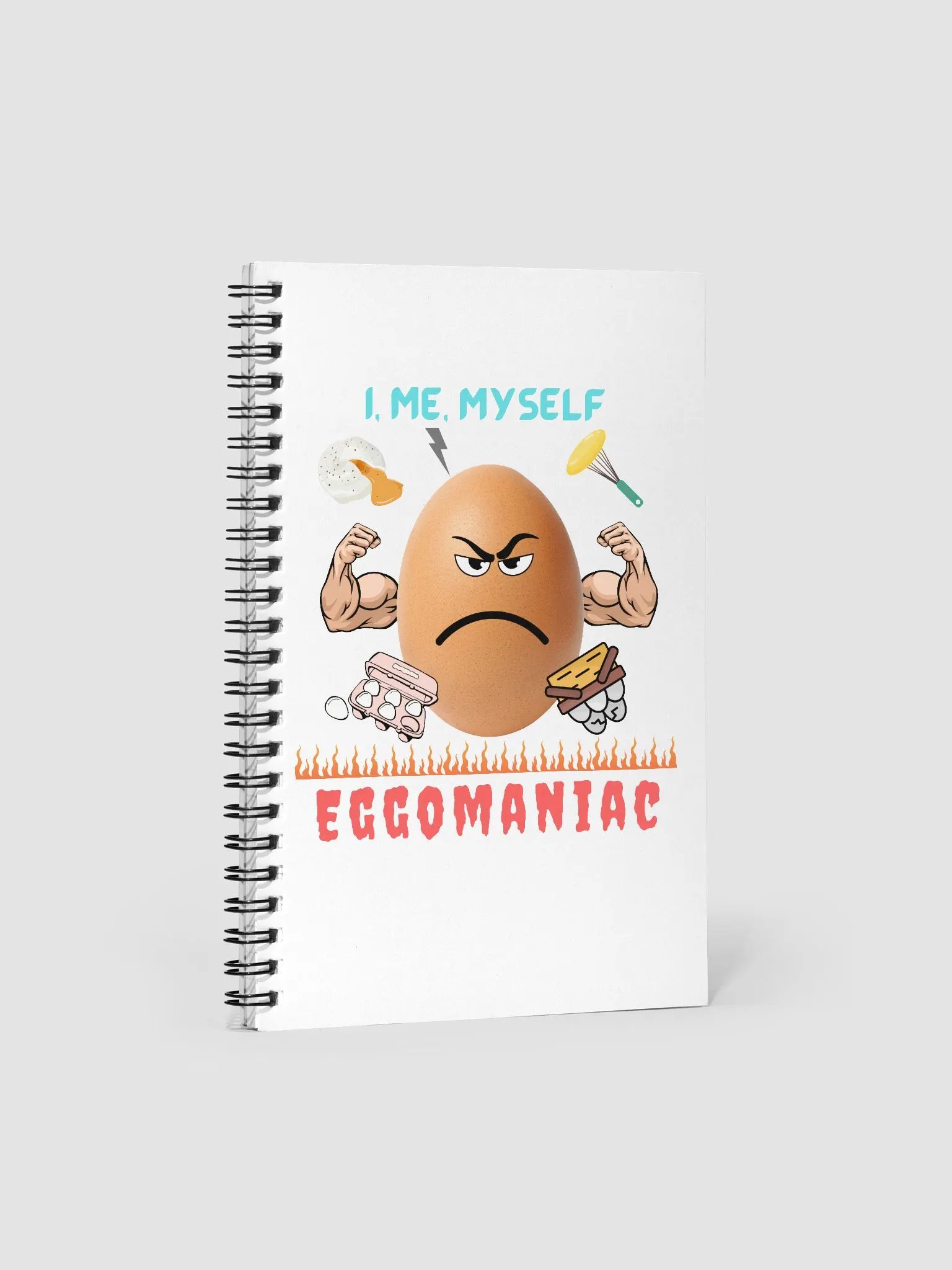 Eggomaniac - Easter Egg Spiral Notebook product image (1)