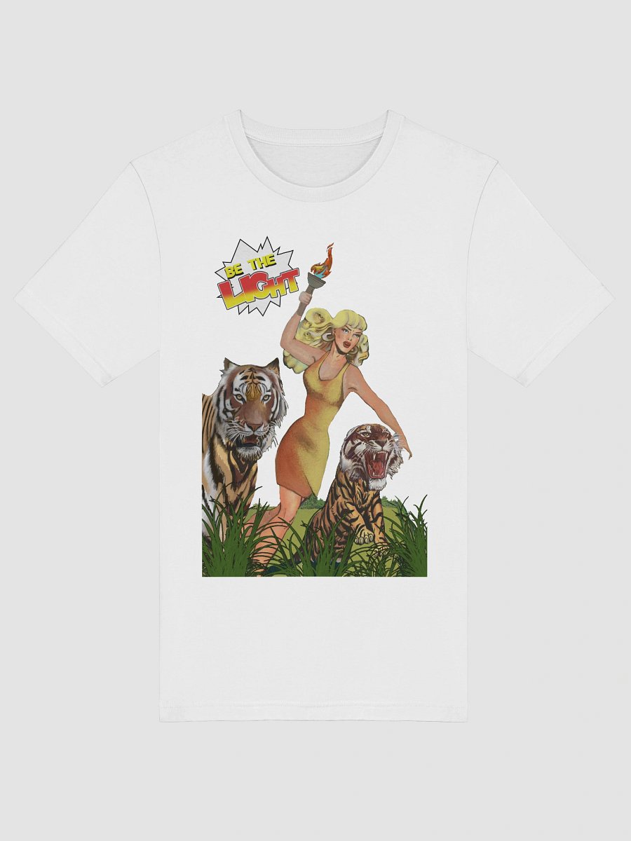 Be the Light Tee | Jungle Girl Shirt Retro Heroine T-Shirt | Vintage Comic Con T-Shirt product image (4)