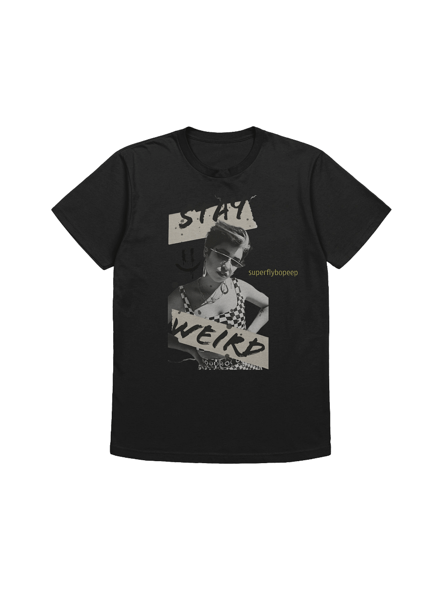 Stay Weird Checkered Chic T-Shirt product image (6)