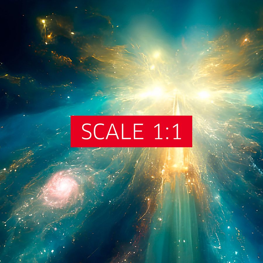 Heaven's Gate #1.1 — vibrant space poster, ethereal yoga print, abstract art, spiritual wall decor, aura poster, astrology poster, astronomy poster product image (4)