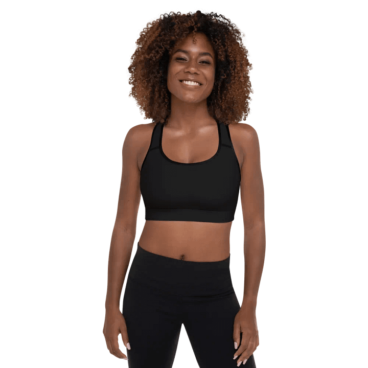 Midnight Allure Padded Yoga Sports Bra product image (2)