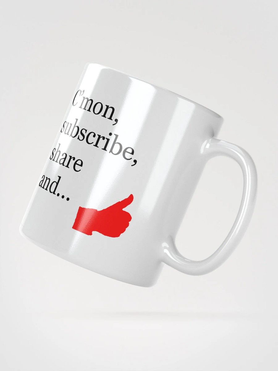 Provocative nudge to subscribe mug Left handers product image (3)