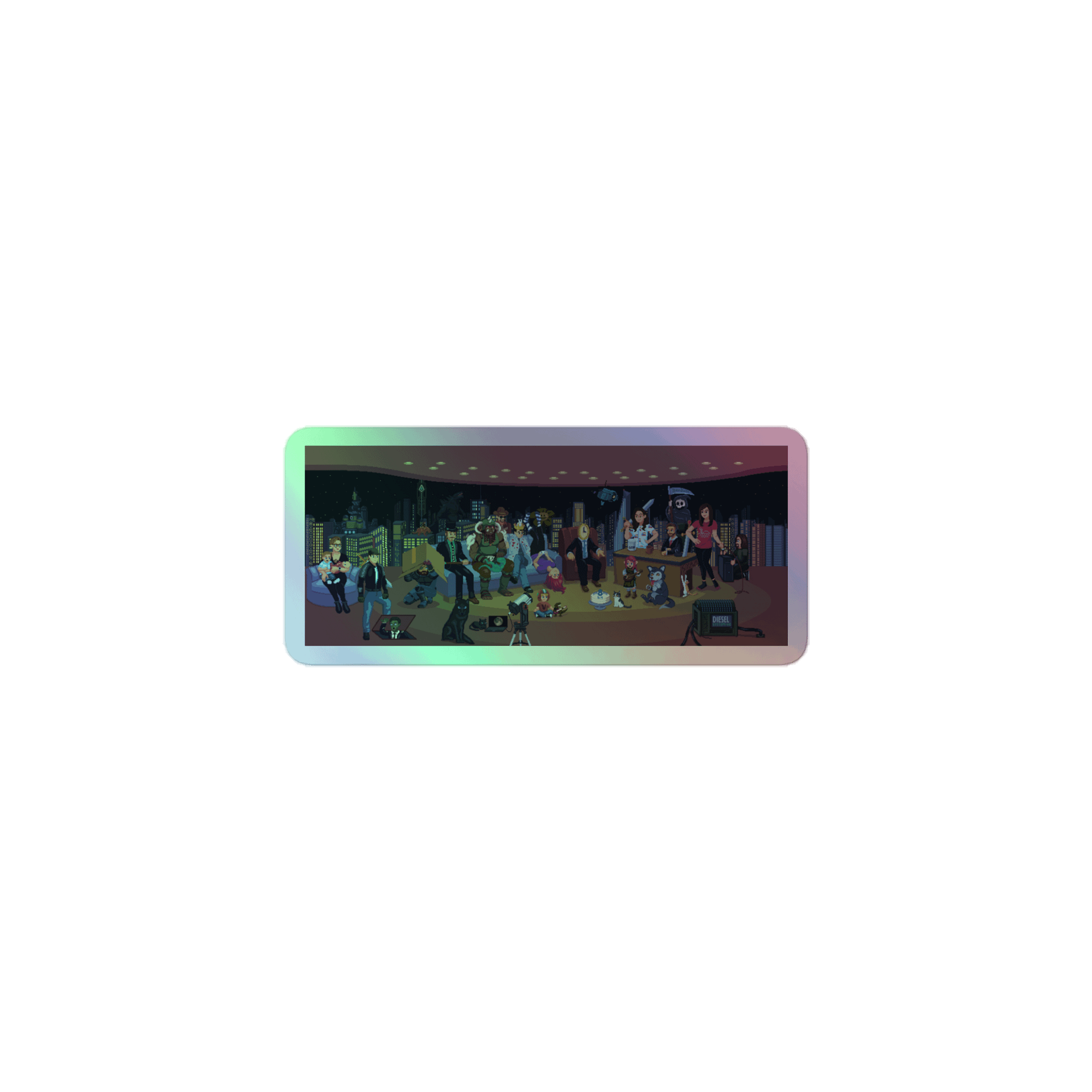 Community Couch Holo Sticker product image (1)