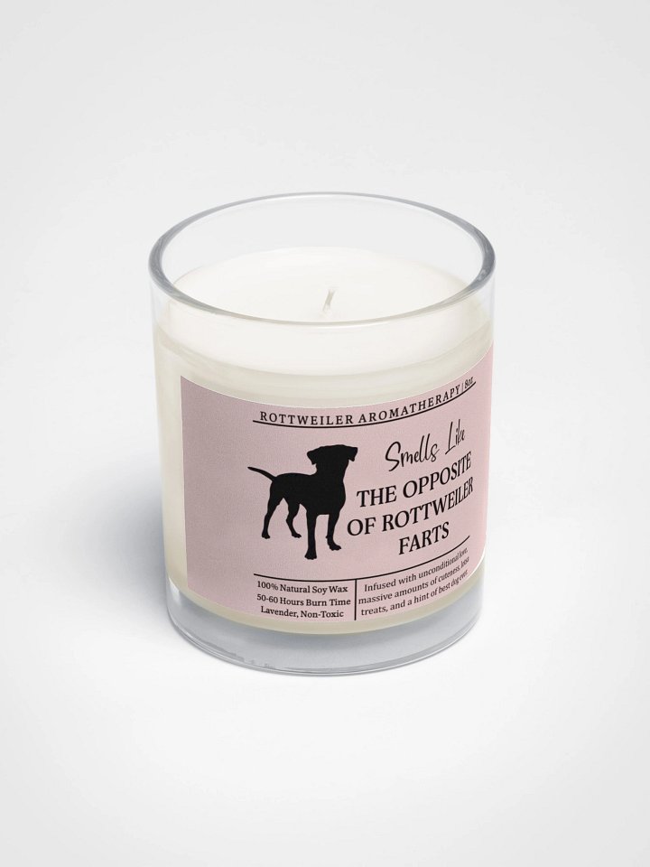 Rottweiler Soy Wax Candle product image (2)