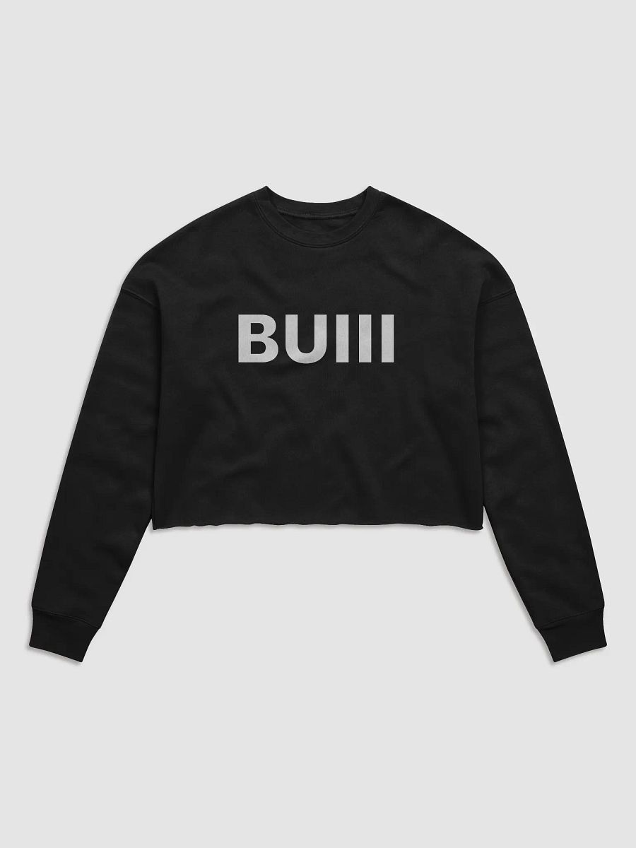 BUIII Originals Logo Women's Fleece Crop Sweatshirt product image (1)