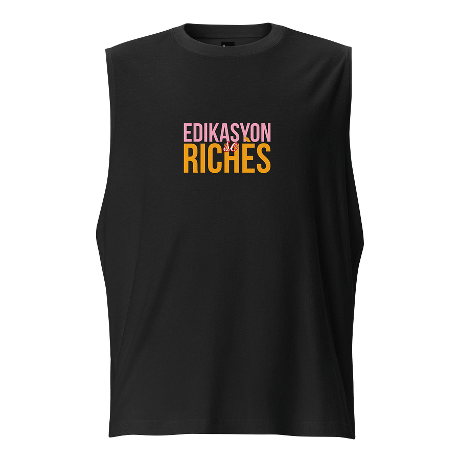 Edikasyon se Richès Muscle Tank – Flex Your Mindset product image (1)