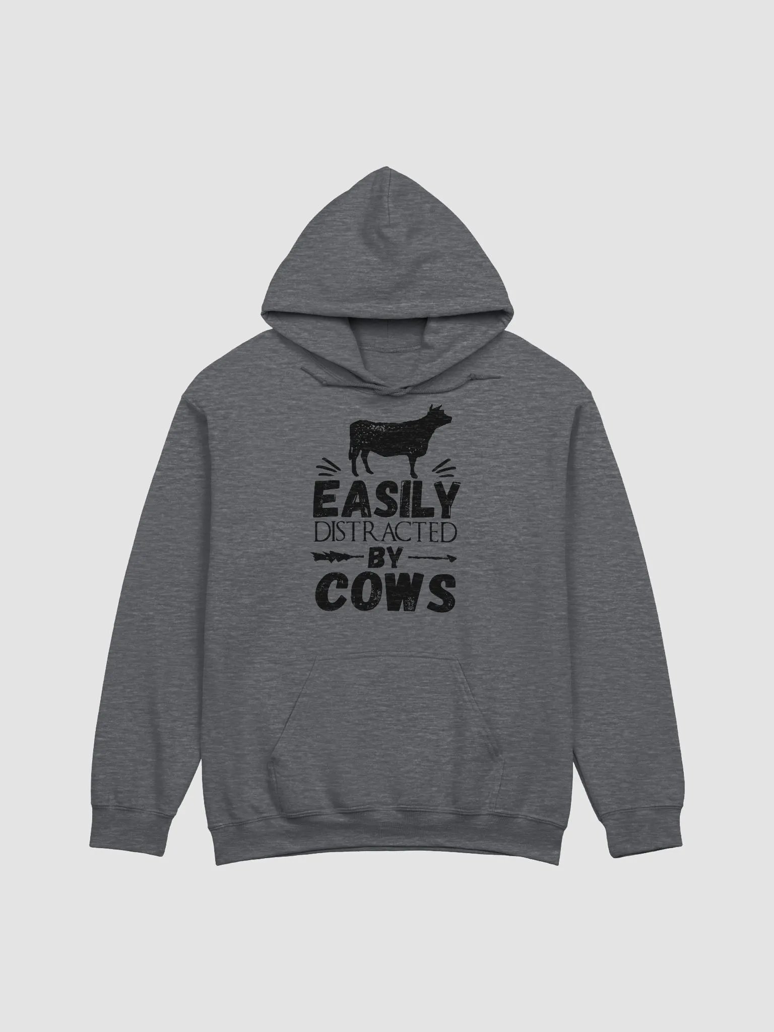 Easily distracted by cows - hoodie product image (5)
