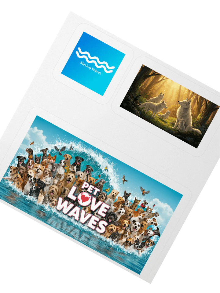 Wild Waves Sticker Pack product image (4)