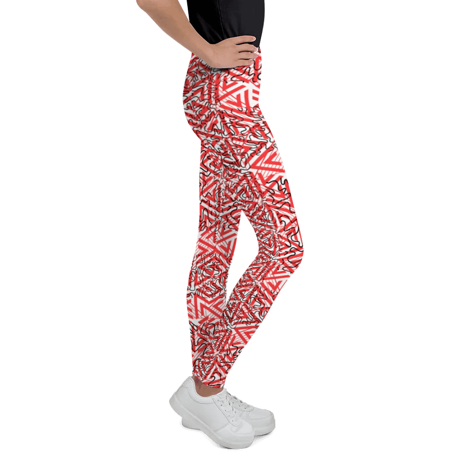 JoBeths' Signature Leggings Youth 👖 Red Youth Web 🕸 Design product image (5)