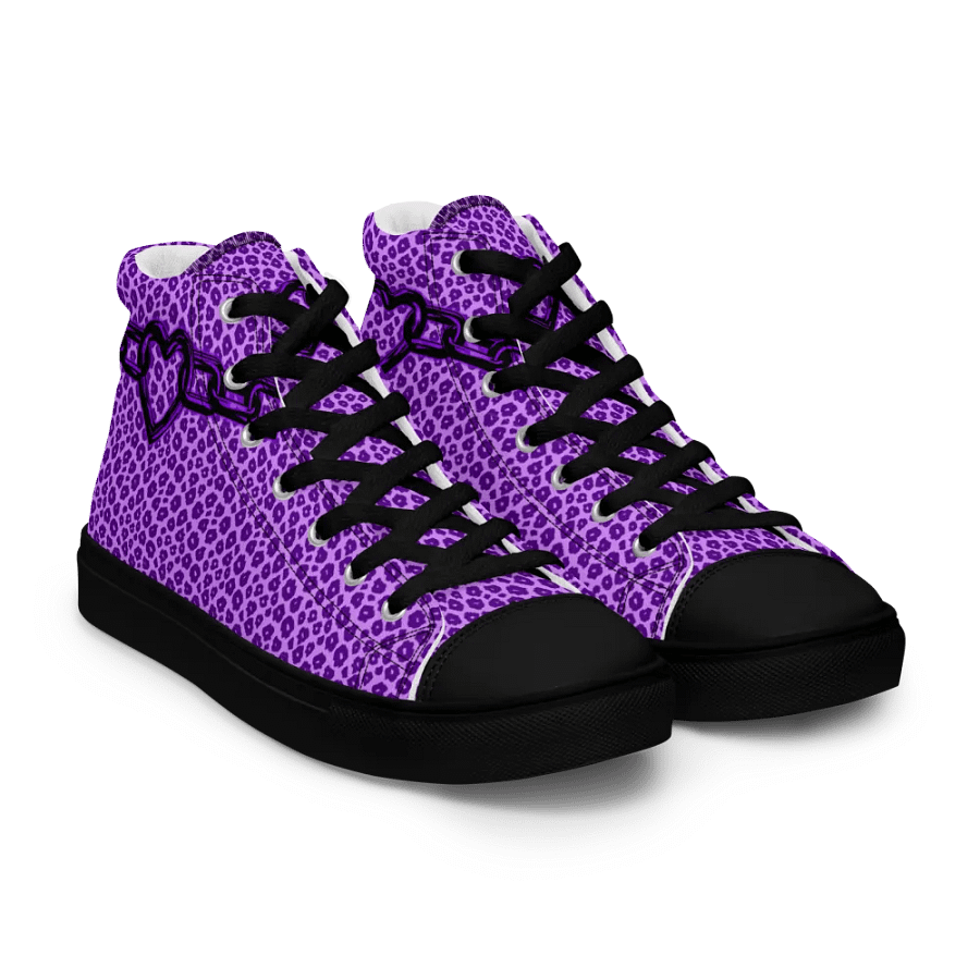 Heartfelt Leopard Men's High Tops product image (5)