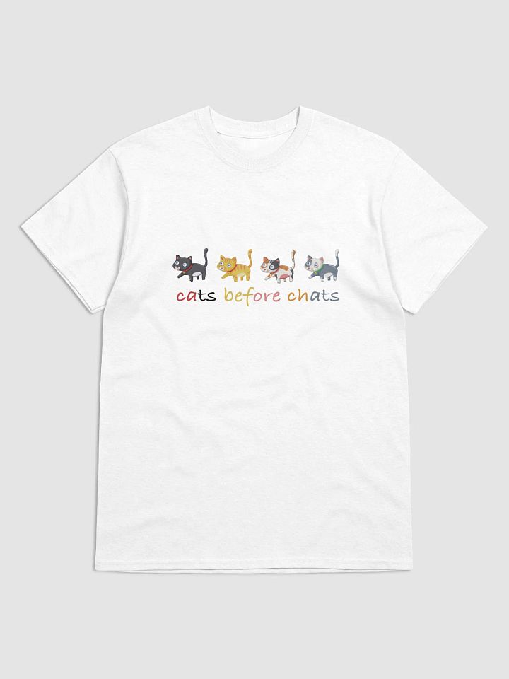Whimsical Cat Crew T-Shirt product image (44)