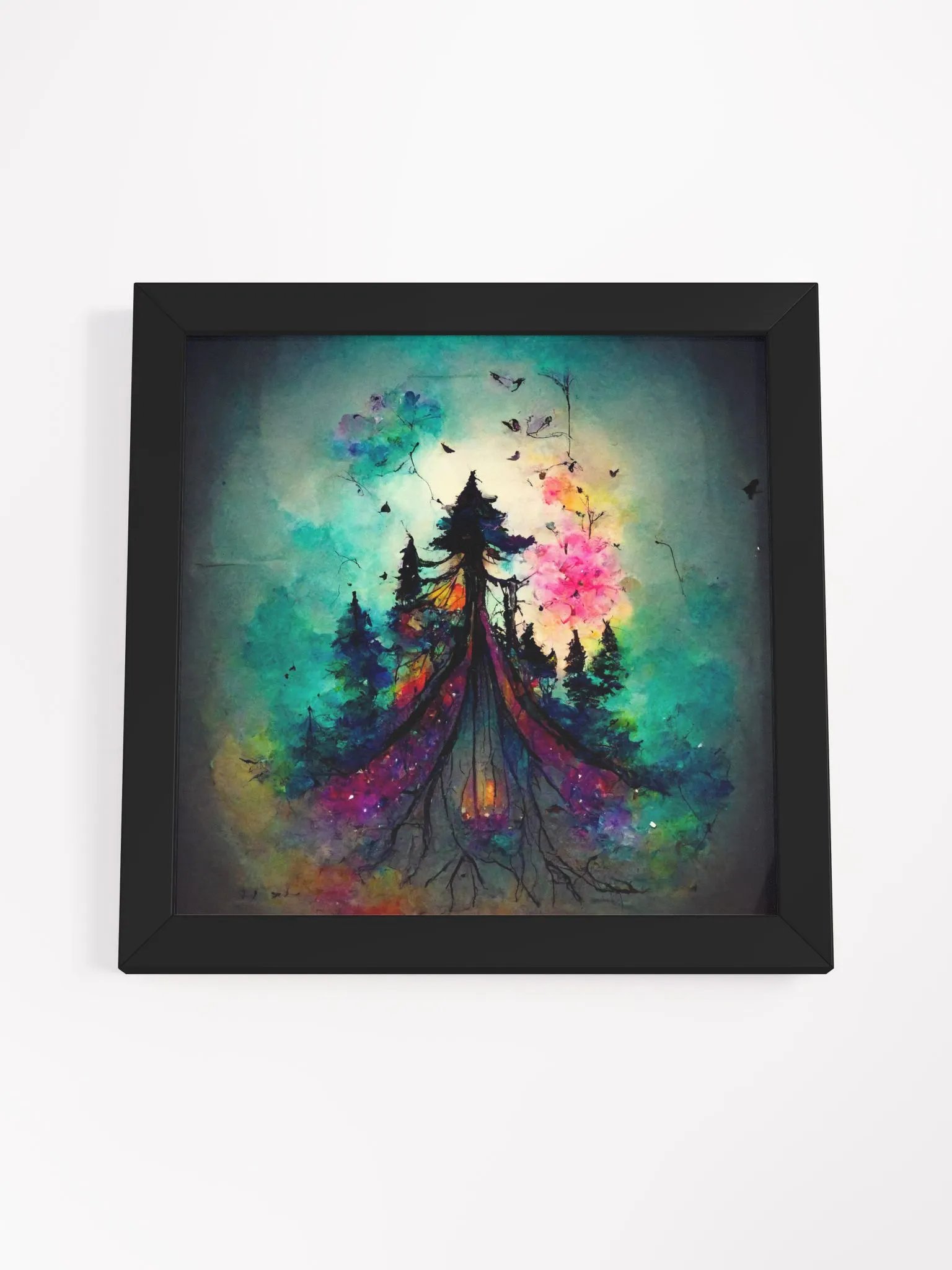 Mystic Black Matte Art Print product image (17)