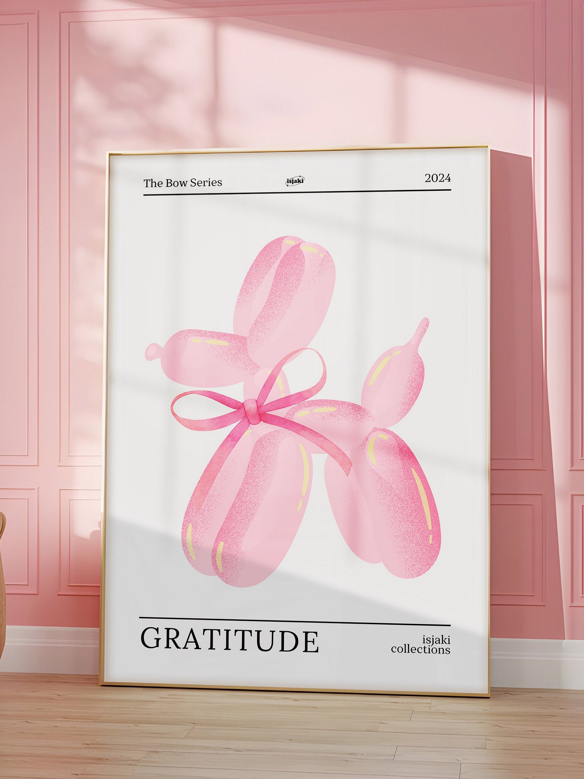 Pink Balloon Dog Print | 2024 The Bow Series Edition product image (1)