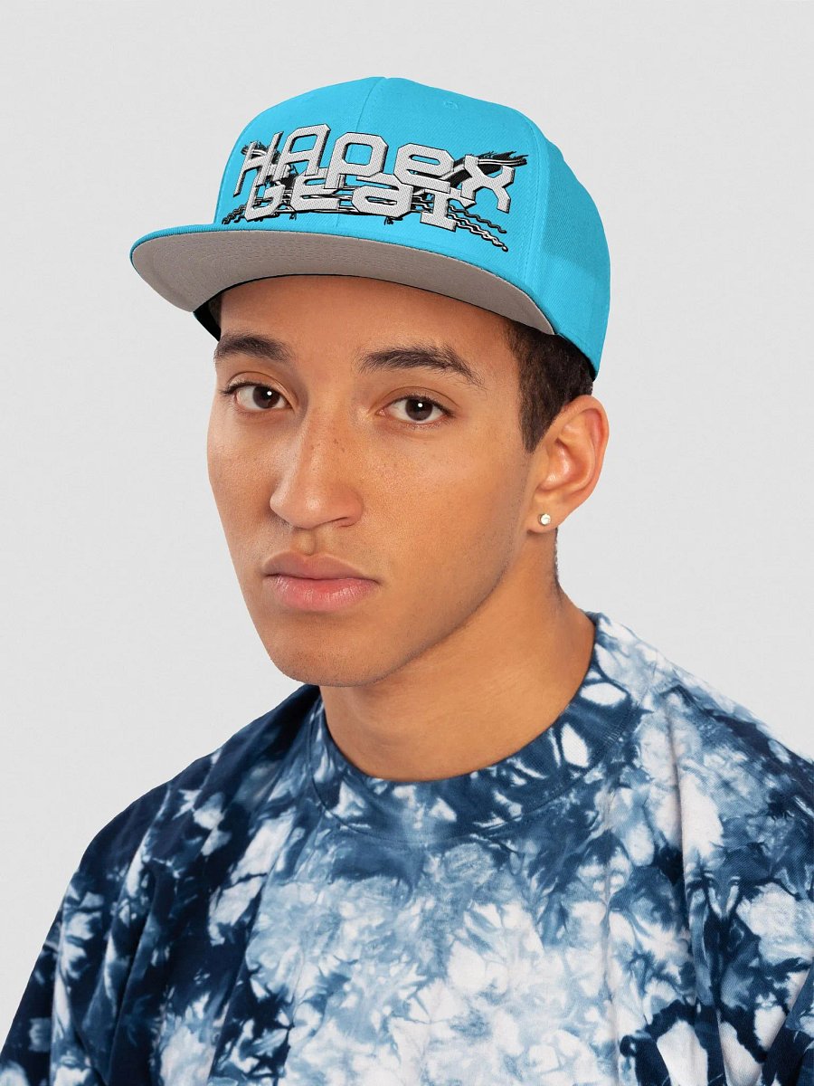 Wool Blend Snapback Cap - Embroidery - White HApex Gear White Logo product image (6)
