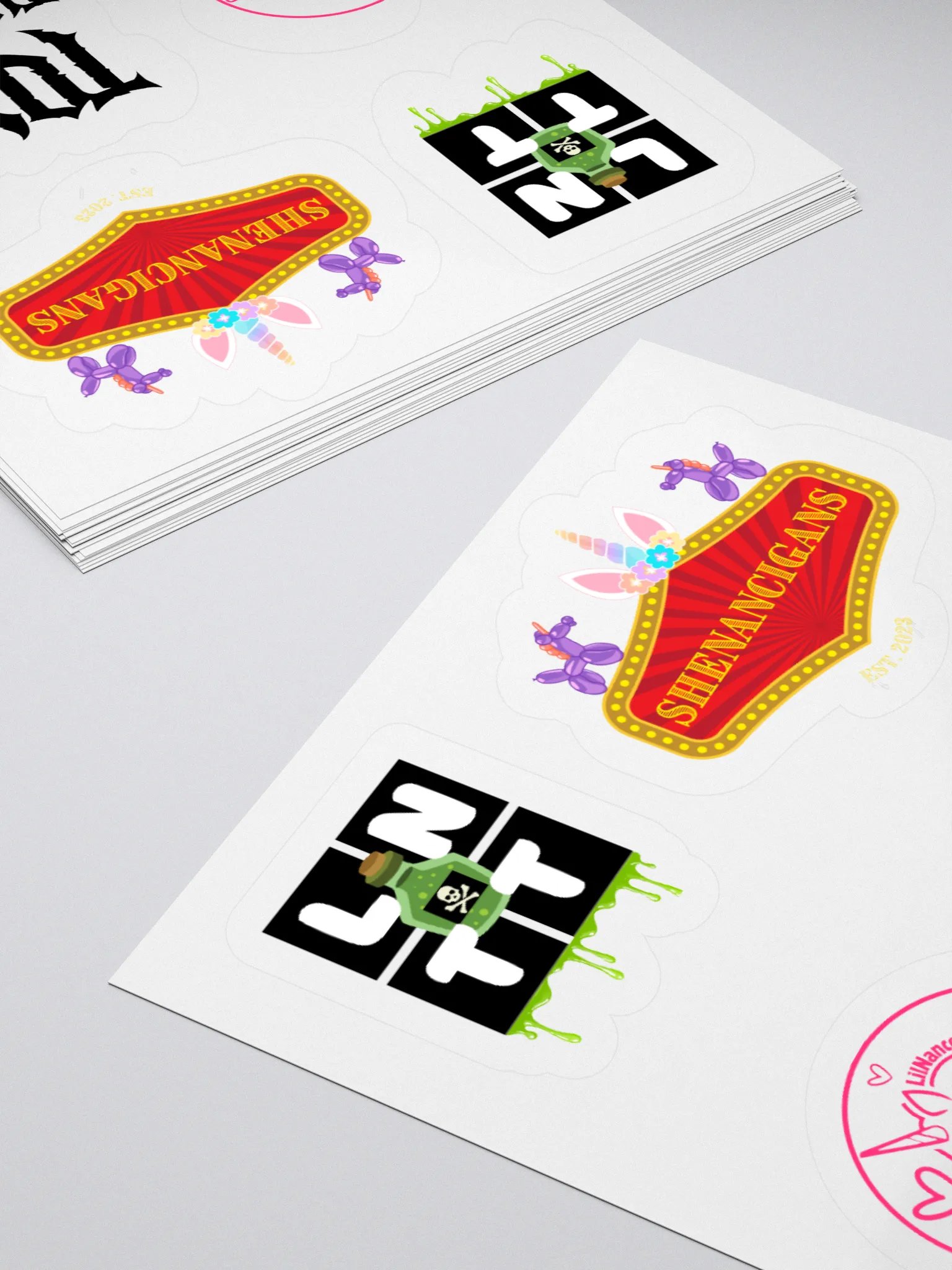 Funky Kiss Cut Sticker Set product image (4)