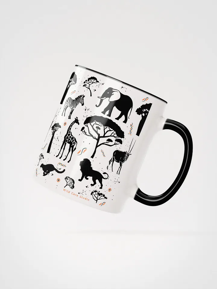 Unique African Wildlife Patterned Ceramic Mug product image (8)