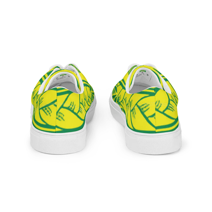 Floral Geometry Lace-Up Queen Canvas Shoes product image (6)