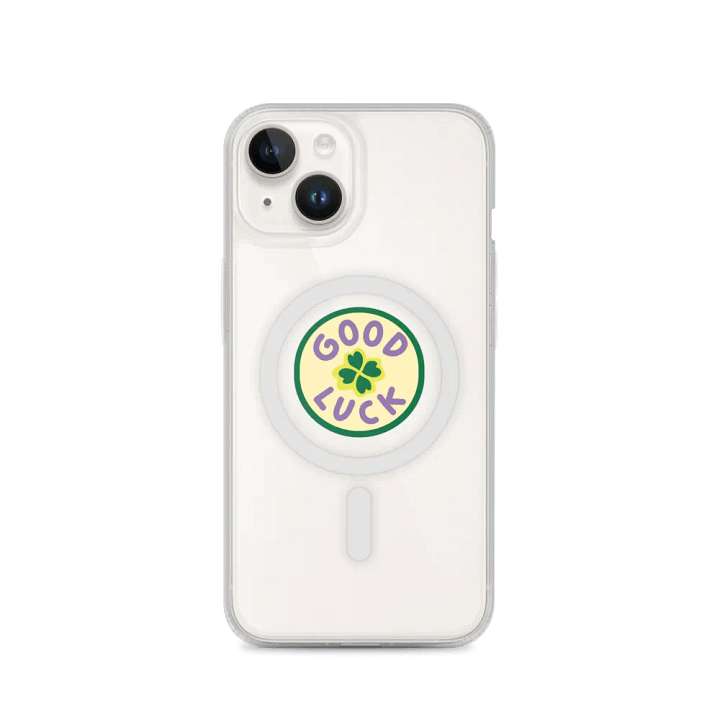 Lucky Clover MagSafe® Clear iPhone® Case product image (4)