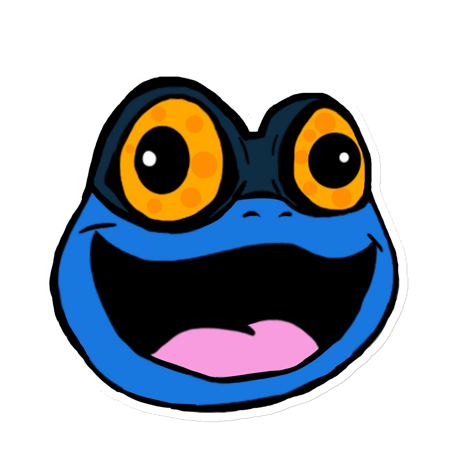 Frogman Meme Face Magnet product image (1)
