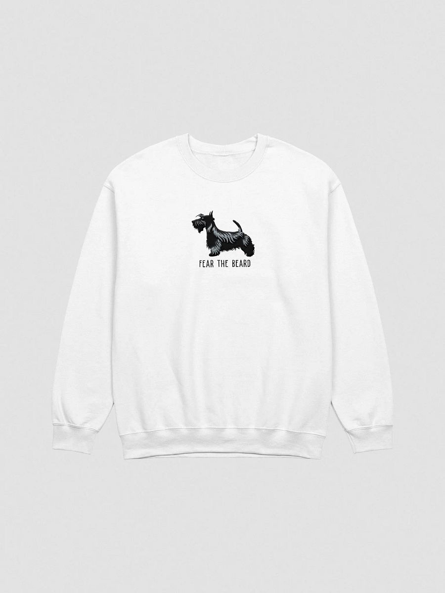 Fear the Beard Sweatshirt (Embroidered) of a Scottish Terrier(Black) product image (4)