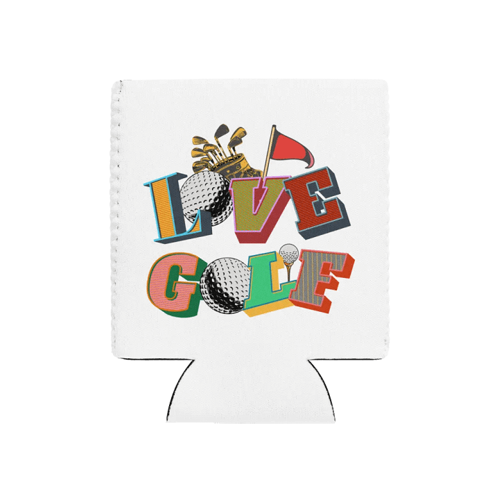Love Golf Block Letter Swing in Style Can Cooler product image (1)