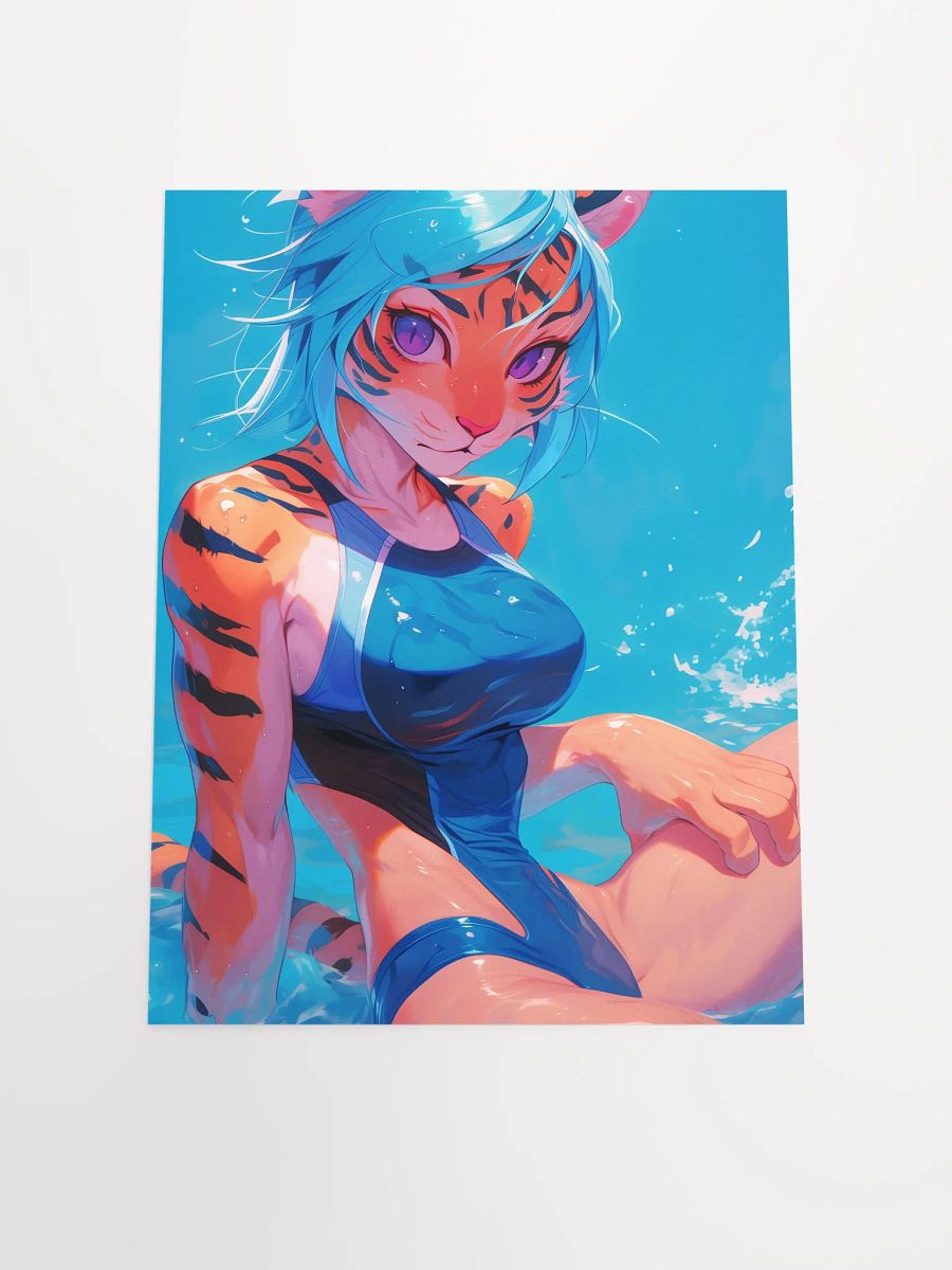 Tiger Tales: Playful Swimsuit Poster product image (8)