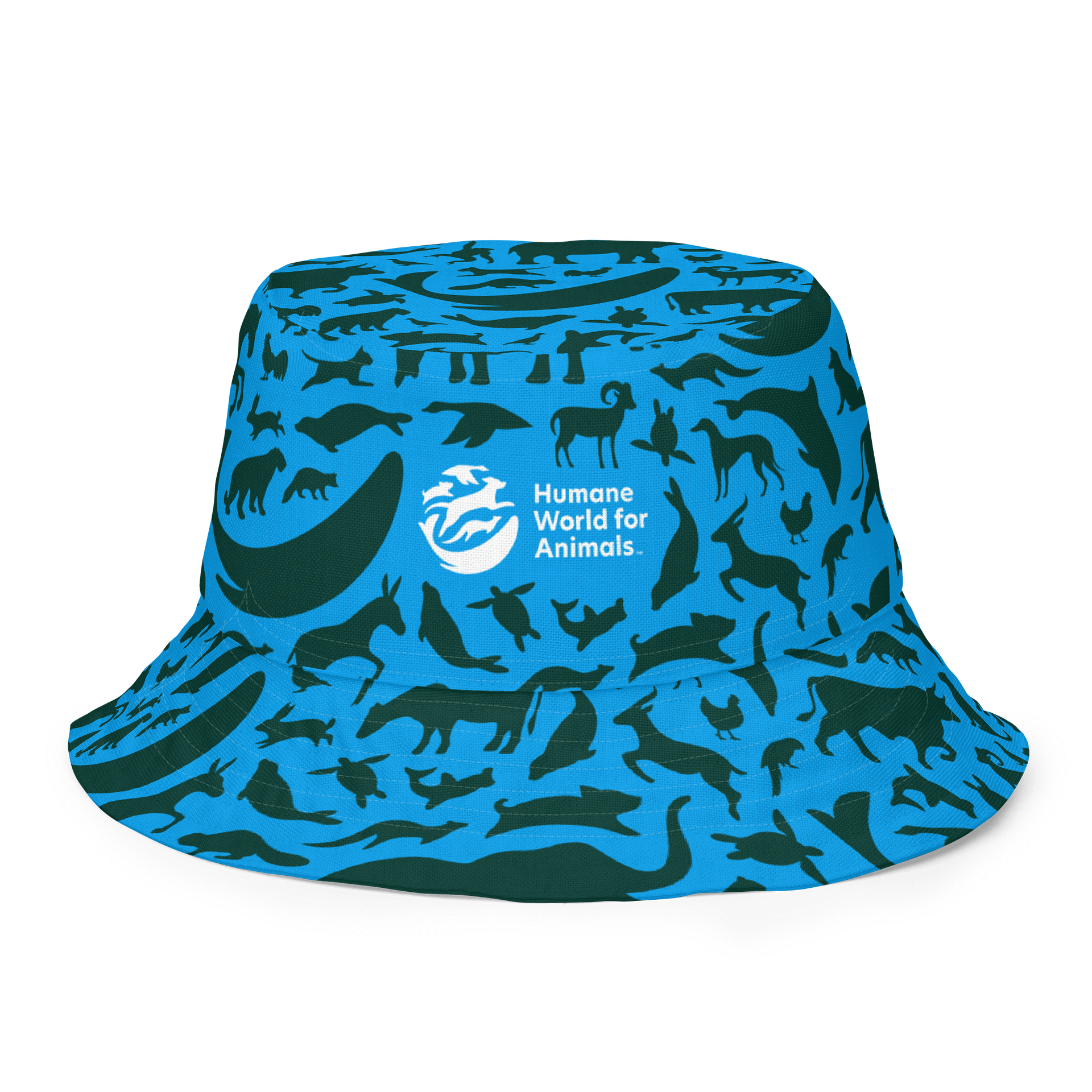Reversible bucket hat with Animal Print product image (2)