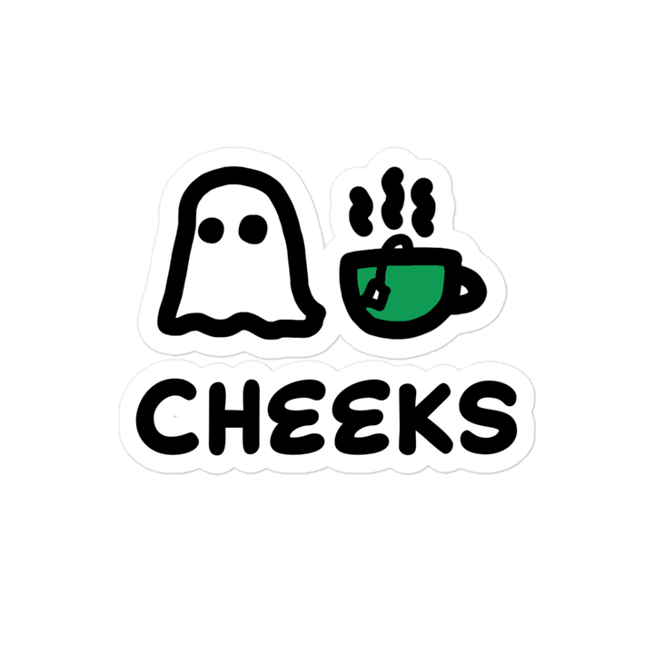 BooTeaCheeks Sticker product image (2)