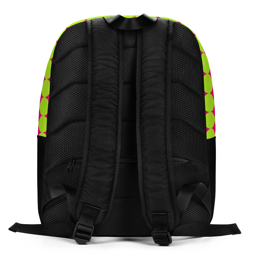 White Electric Tiger on Lime & Pink - Backpack product image (7)
