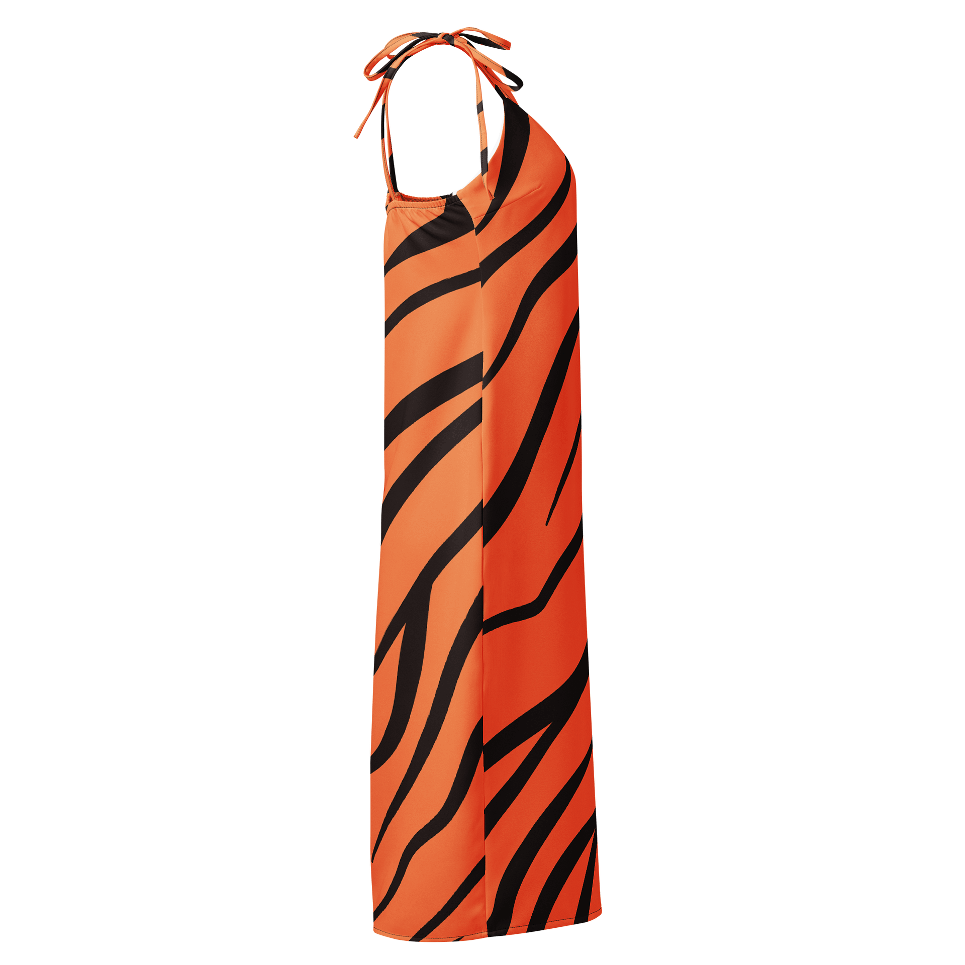 Tiger Stripes Flow: All-Over Print Slip Dress product image (4)