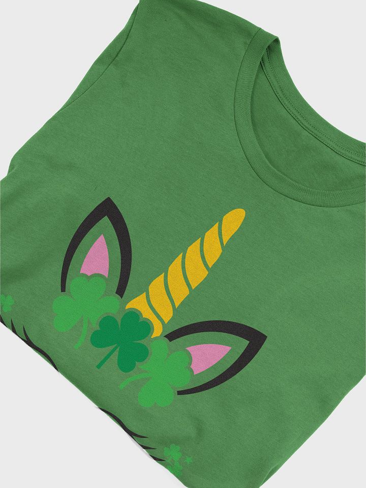 Irish Unicorn ☘️ Supersoft T-shirt with Bright, Vibrant Print product image (2)